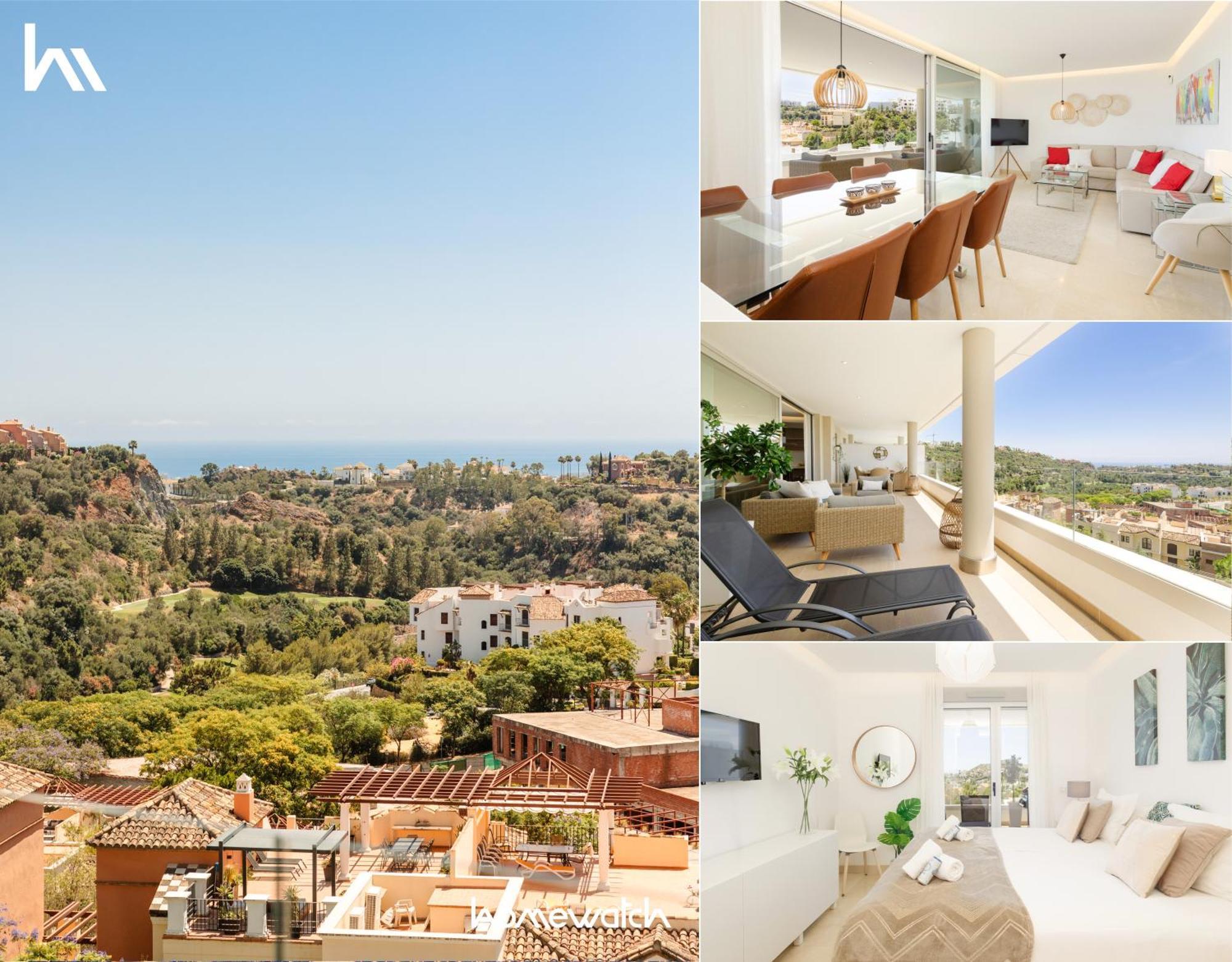 Modern Apartment, With Large Private Terrace And Panoramic Sea Views, In